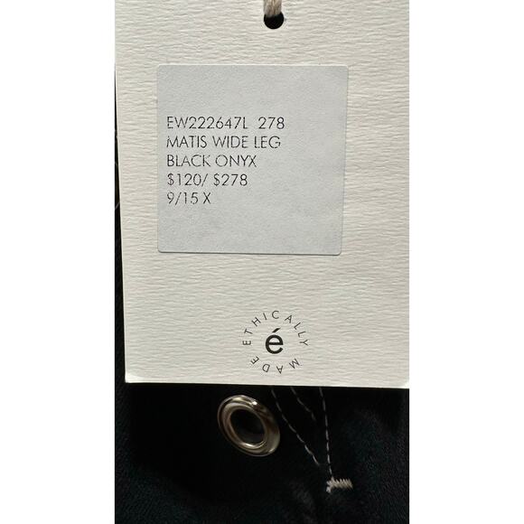 Ética Women Matis Wide Leg Pant in Black Onyx - Picture 6 of 6